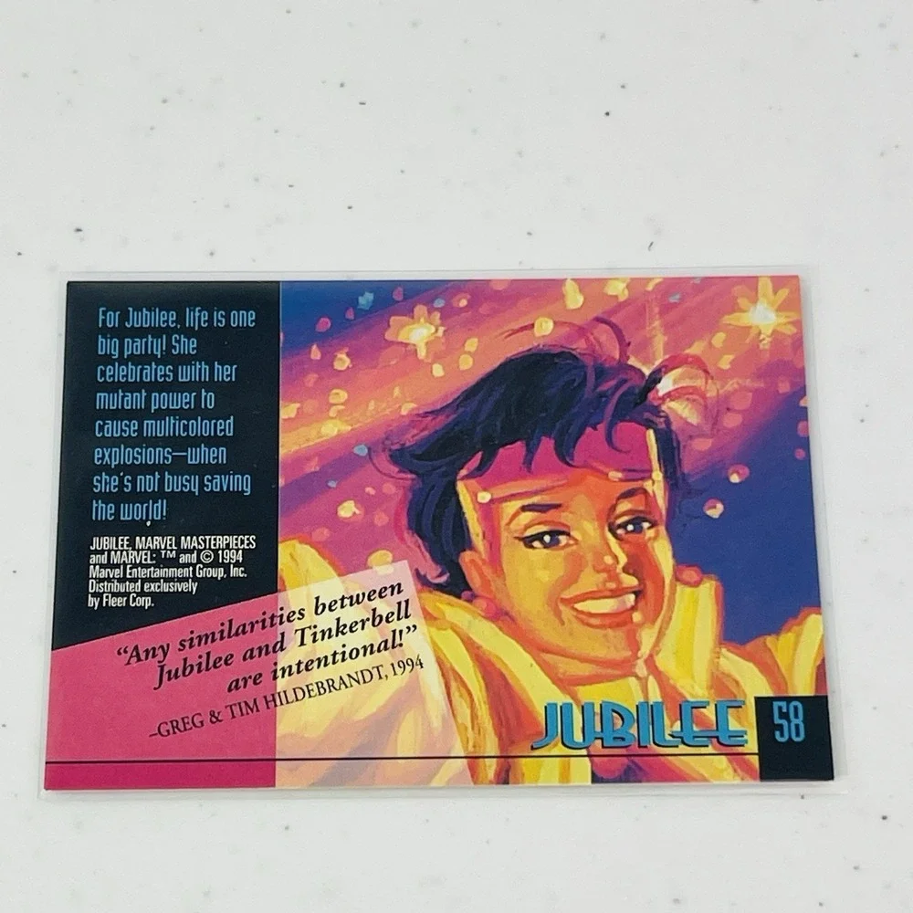 Marvel Masterpieces Jubilee Hildebrandt Non Sport Trading Card Standard Size